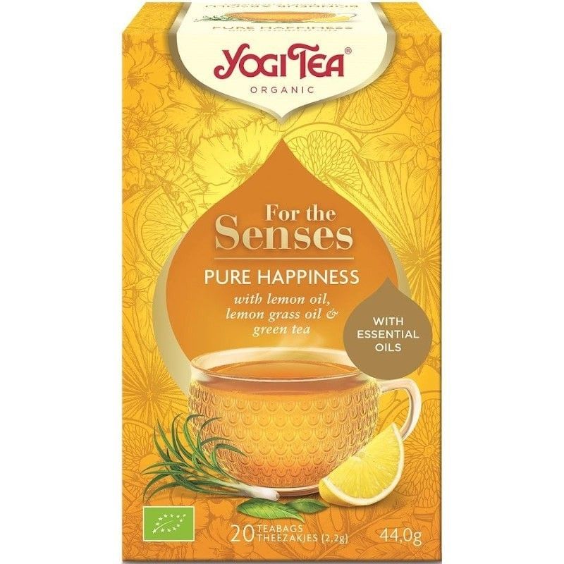 Ceai pentru Simturi Pura Fericire, Bio, 20 plicuri, Yogi Tea