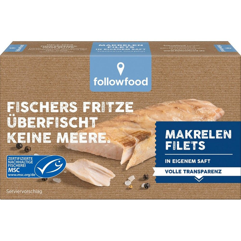 File de macrou in suc propriu, 125g ,Followfish 1