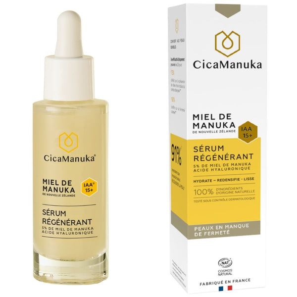  Ser regenerator cu miere manuka IAA15+, 30ml, Cicamanuka