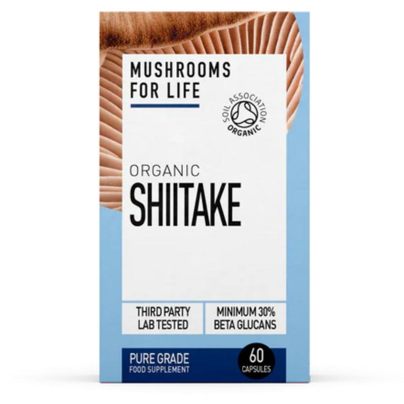 Organic Shiitake 800 mg Full Spectrum (60 capsule), MushroomsForLife 1