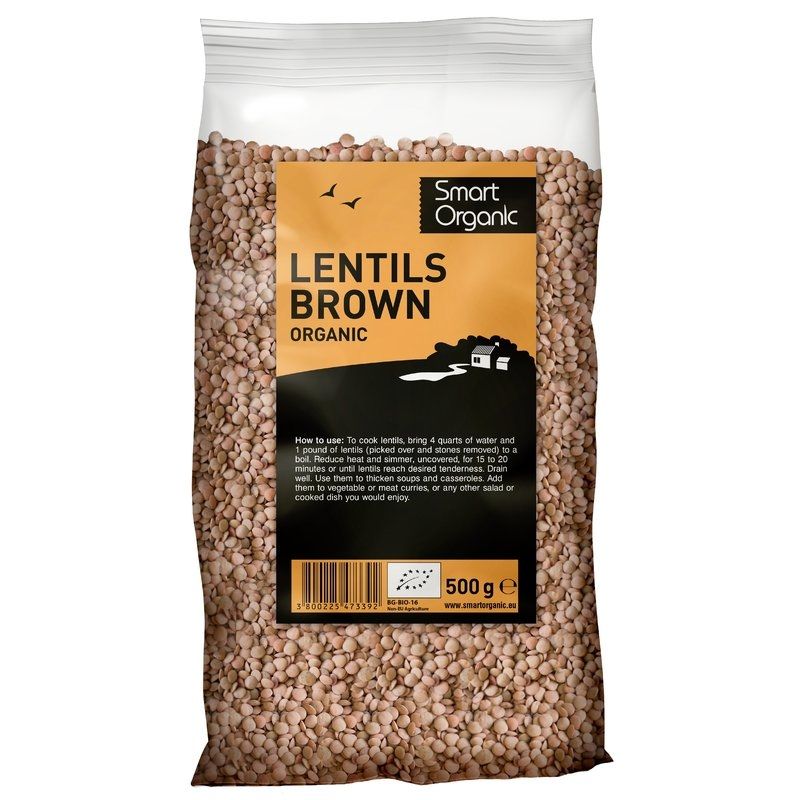 Linte maro eco 500g Smart Organic 2