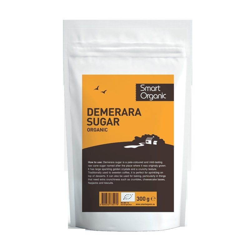 Zahar brun Demerara eco 300g Smart Organic 1