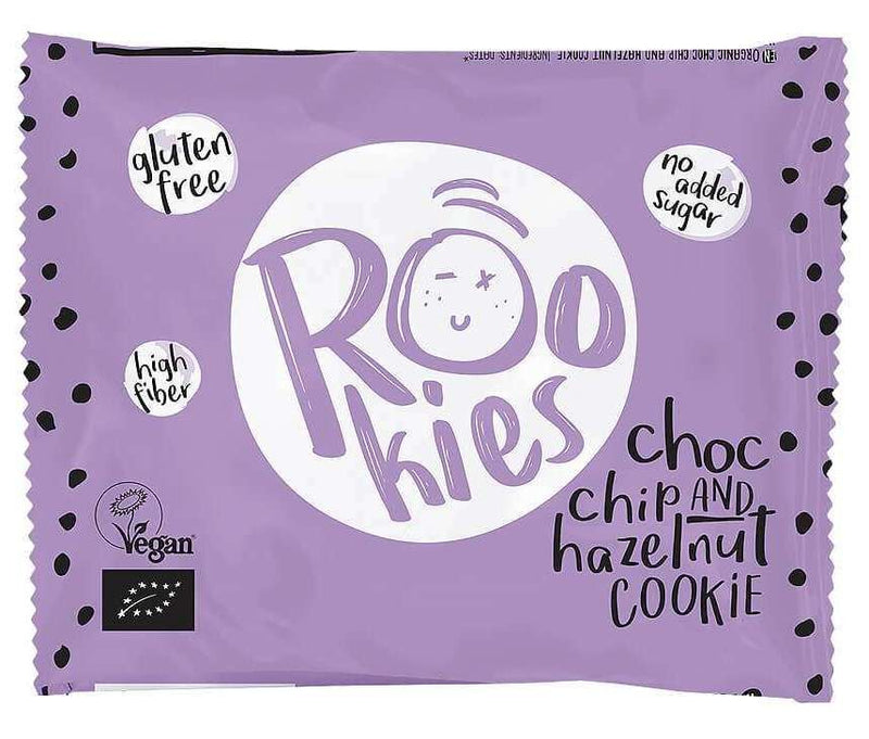 Cookie cu ciocolata si alune  BIO 40G,Rookies 2