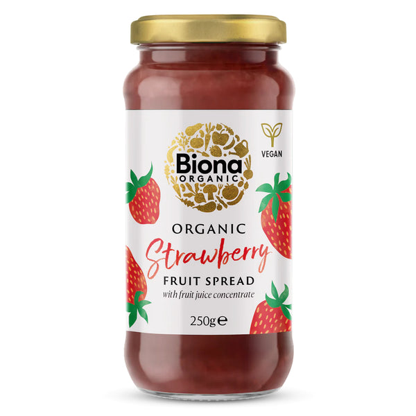  Gem de capsuni, bio, 250g, Biona