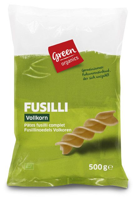 Spirale din grau dur integral eco 500g  Green Organics
