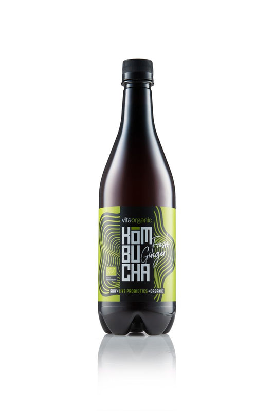 Kombucha cu ghimbir, bio, 750 ml, Vita Organic