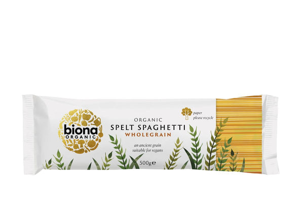 Spaghetti integrale din spelta bio 500g Biona