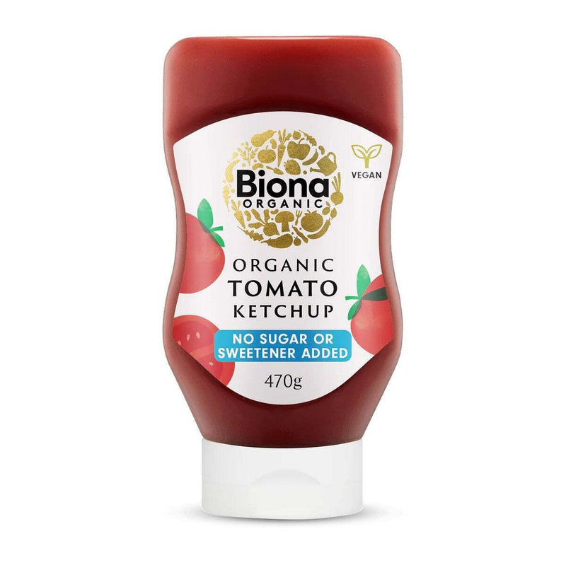 Ketchup fara zahar, bio, 470g, Biona 1