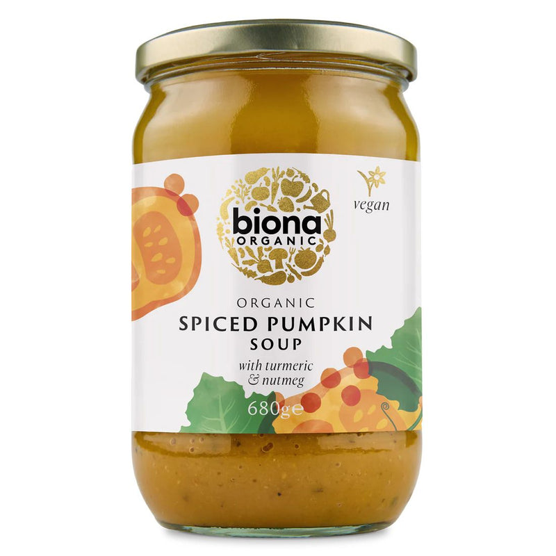 Supa de dovleac cu legume, bio, 680g, Biona 1