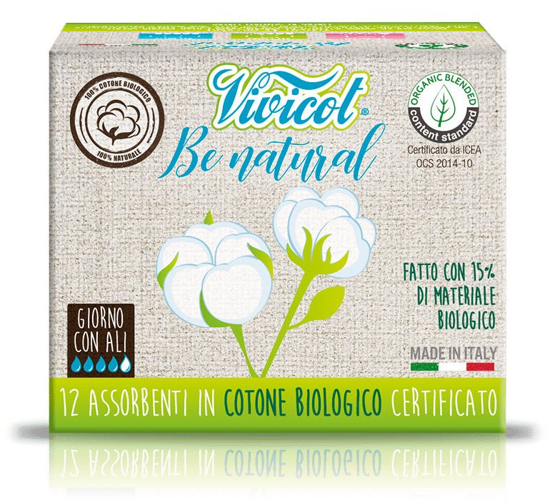 Absorbante de zi ultra subtiri din bumbac bio, 4 picaturi (12 buc) - VIVICOT Be Natural 2
