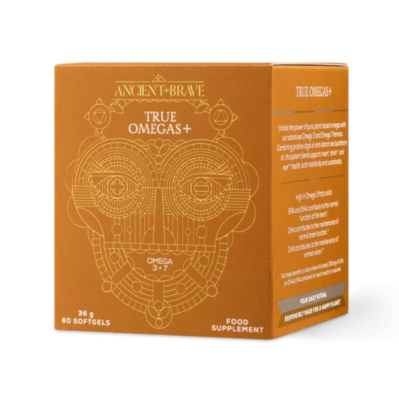 True Omega, Omega-3, Omega-7 (60 capsule softgel), Ancient and Brave 3