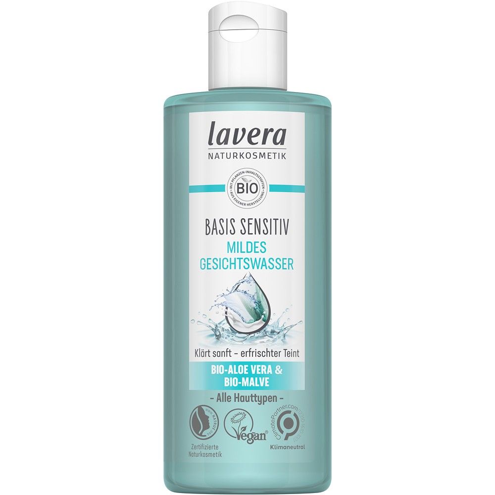 Tonic facial fin cu aloe vera si malva bio, 200ml, Lavera