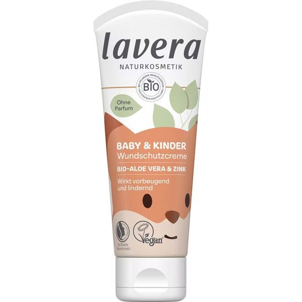 Crema pentru zona scutecului, cu aloe vera bio si zinc, fara parfumuri, 75ml, LAVERA