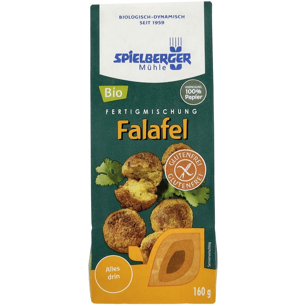 Mix pentru falafel, fara gluten bio Spielberger, 160g