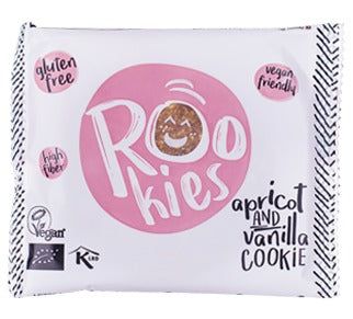 Cookie cu caise si vanilie BIO 40G,Rookies 1