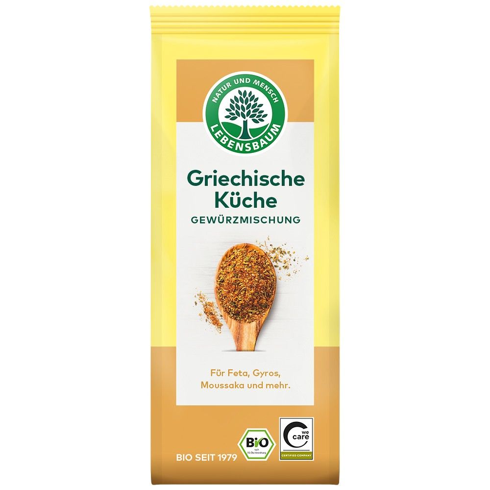 Mix de condimente pentru bucataria greceasca bio Lebensbaum, 45g