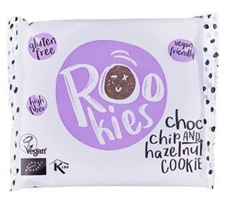 Cookie cu ciocolata si alune  BIO 40G,Rookies 1