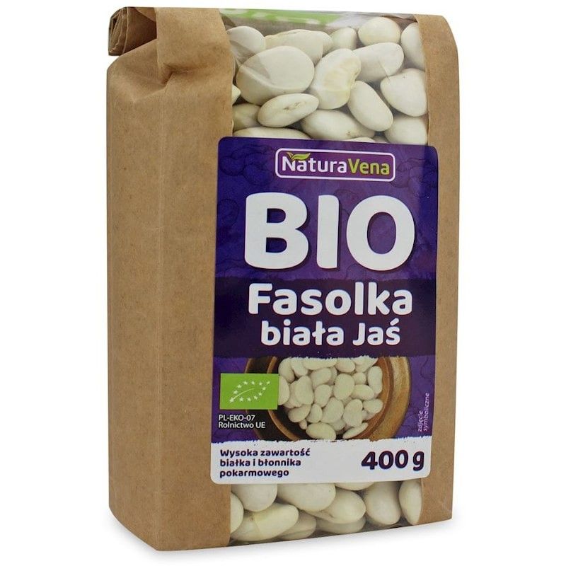 Fasole Alba cu Bob Mare Eco, 400g ,NaturaVena