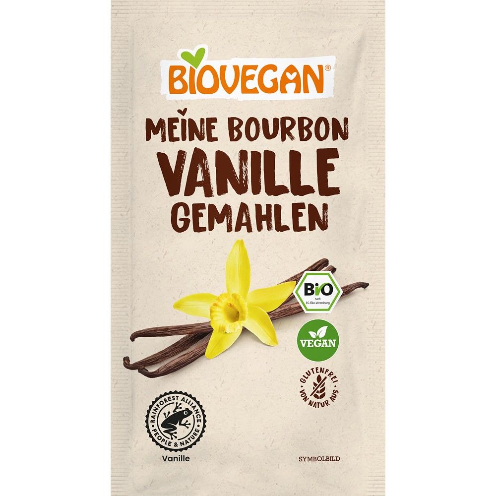 Vanilie Bourbon macinata, nativ fara gluten, bio, 5g Biovegan