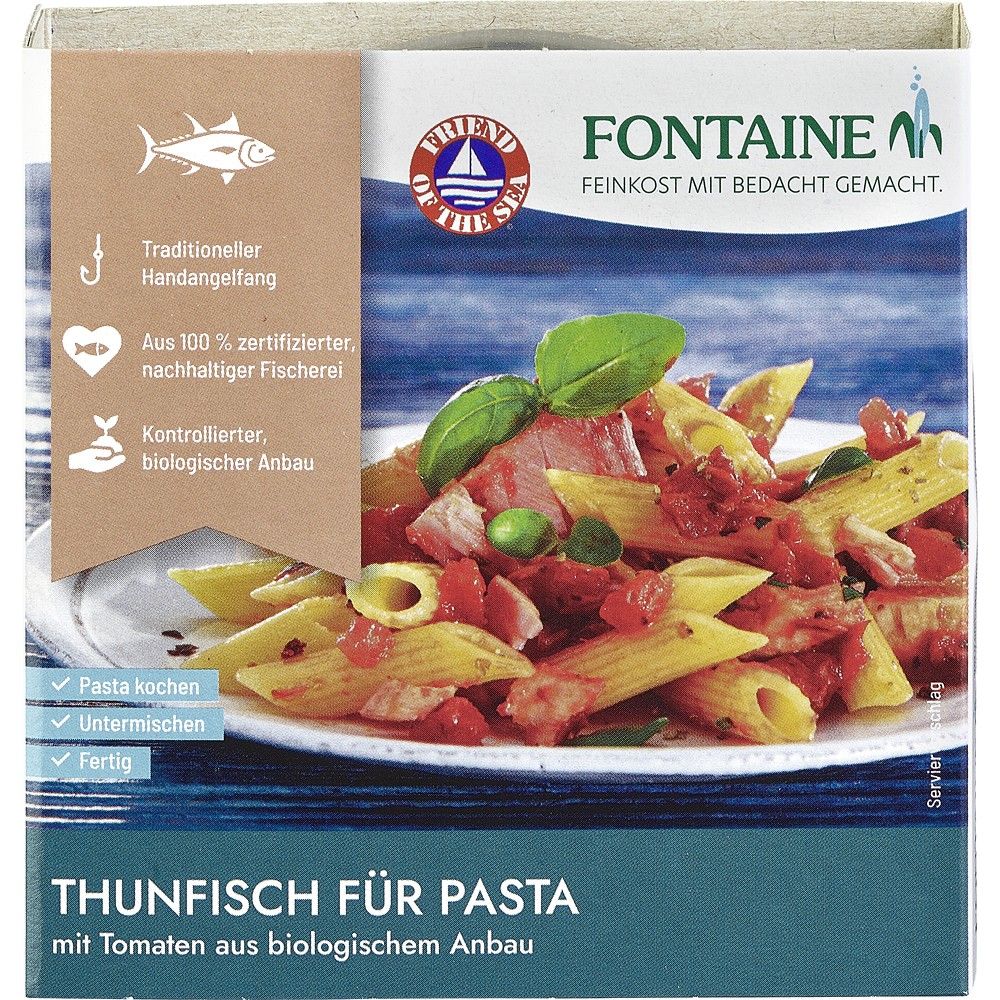 Ton pentru paste cu tomate , 200g, Fontaine