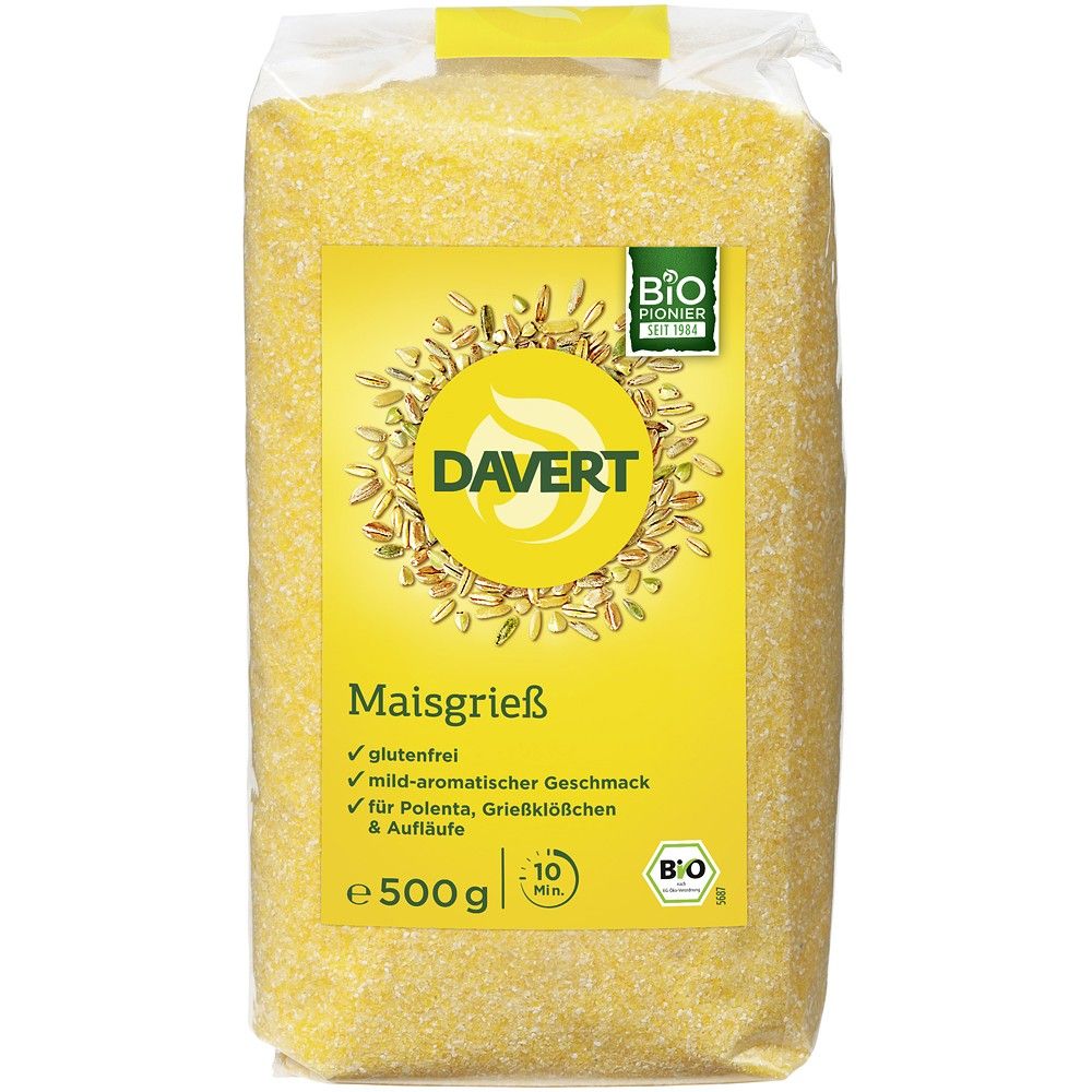 Faina pentru mamaliga, fara gluten, bio, 500g, Davert