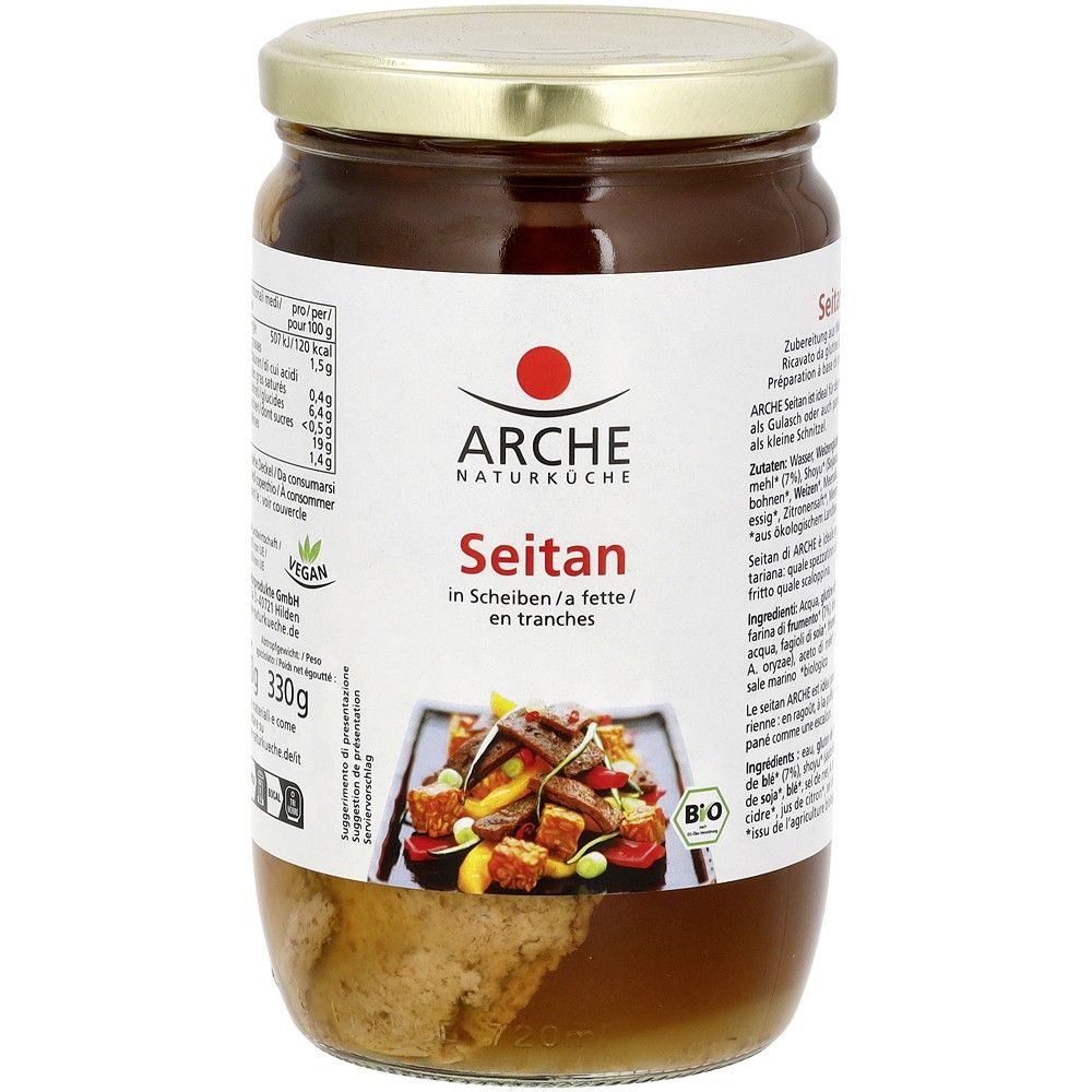 Seitan felii bio, 650g, Arche