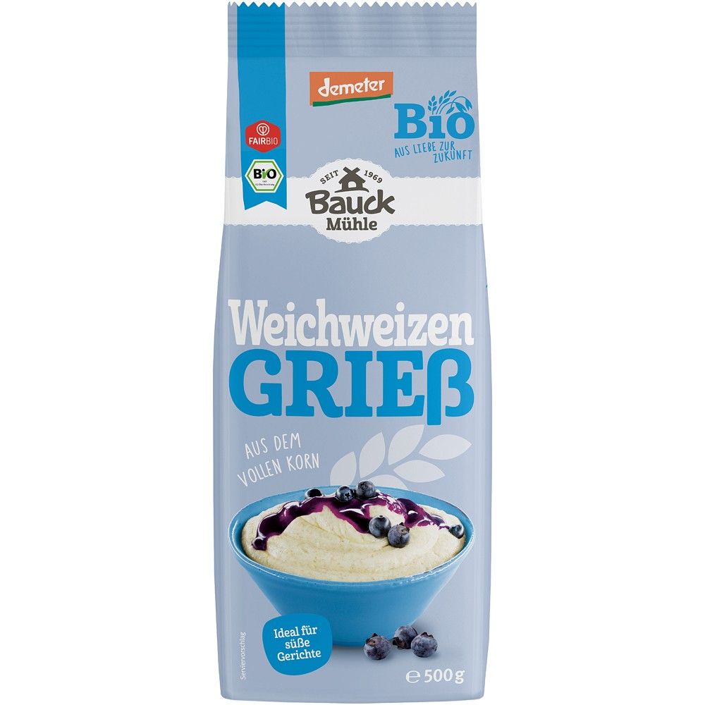 Gris de grau Demeter, bio, 500g, BauckHof