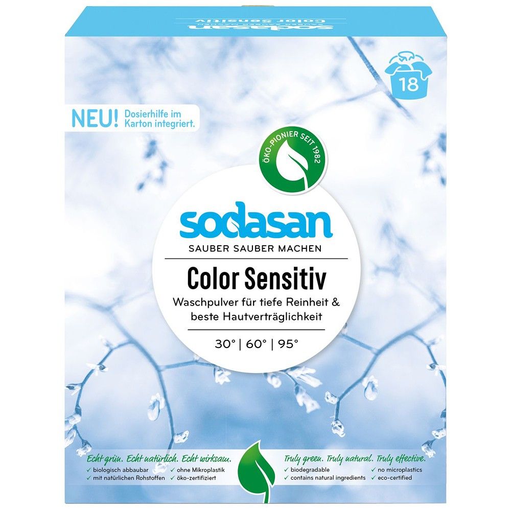 Detergent pudra Color Sensitiv , 1.01kg, Sodasan