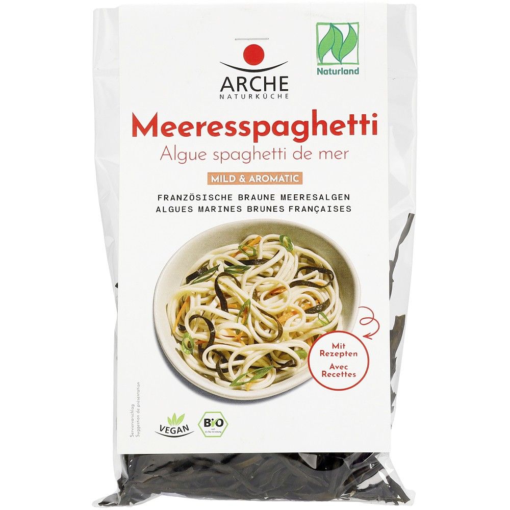 Spaghete din alge marine ,bio, 30g, Arche