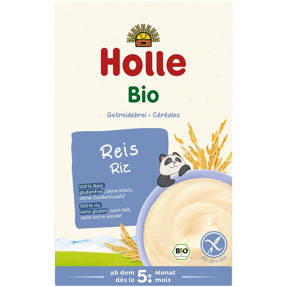 Terci din orez, fara gluten, pentru copii, +5 luni, bio, 250g, Holle