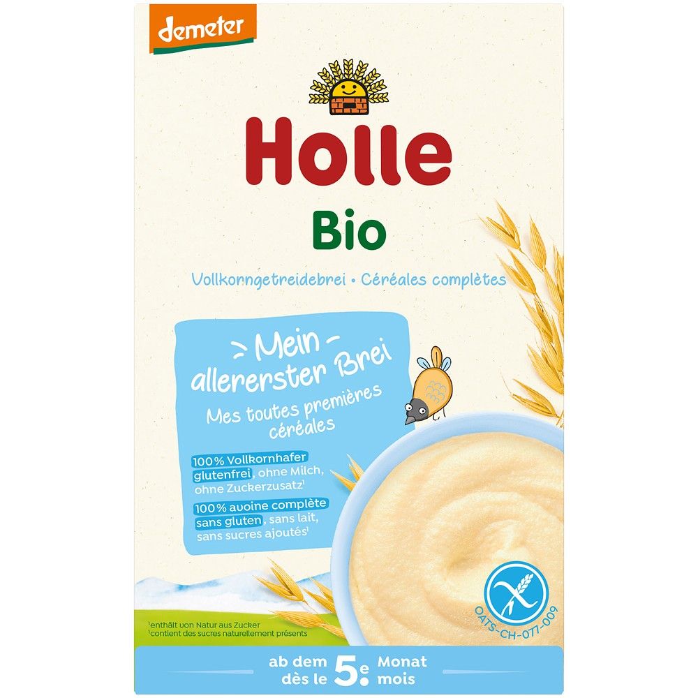 Terci din ovaz, fara gluten, pentru copii, +5 luni, bio, 250g,Holle