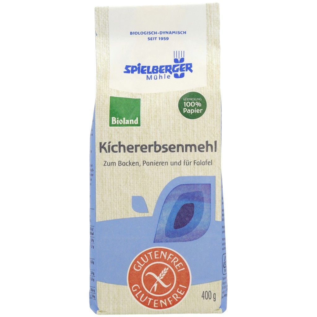 Faina de naut, fara gluten bio , 400g, Spielberger