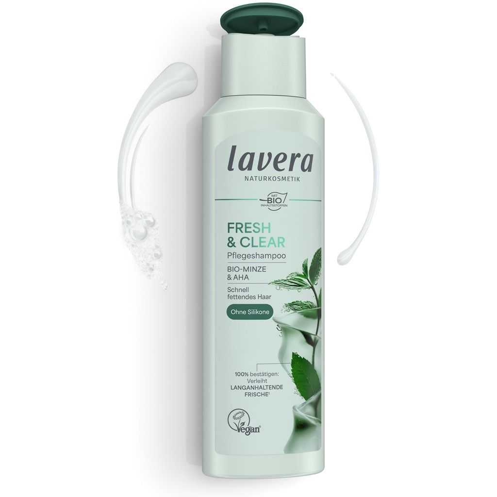 Sampon Fresh si Clear, pentru par gras , 250ml, Lavera
