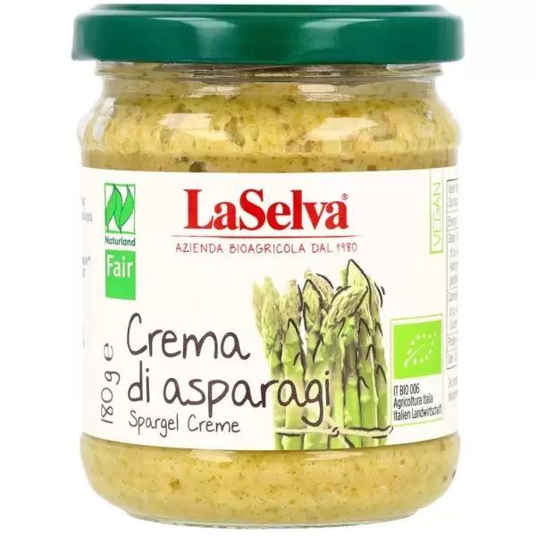 Crema de sparanghel bio , 180g, LaSelva