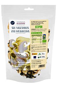 Alge marine cu ciuperci shiitake bio 100g Algamar