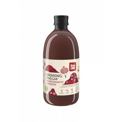 Otet de rodie pentru baut bio 500ml Lima