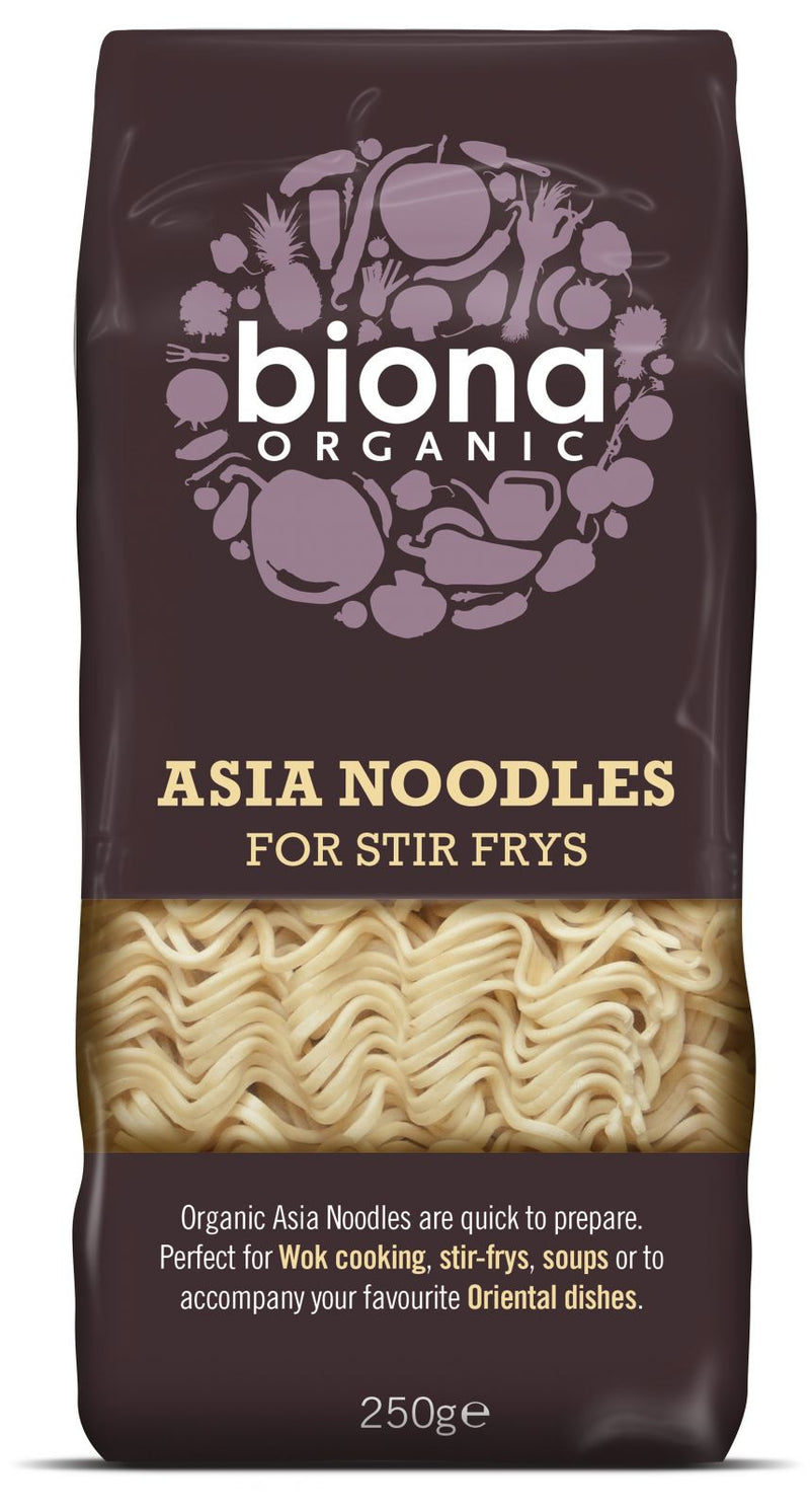 Asia noodles pentru stir fry bio 250g Biona 1