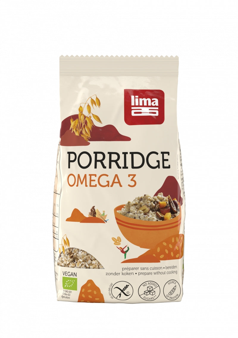 Porridge Express Omega 3 fara gluten bio 350g Lima 1