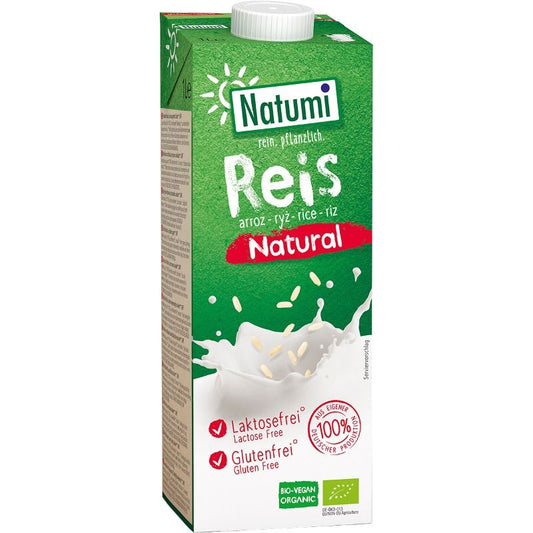 Bautura vegetala din orez natur, bio, 1l, Natumi