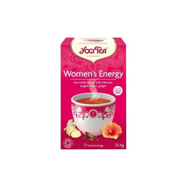 Ceai  energie pentru femei, bio, 17 pliculete x 1.8 g, (30.6 g), yogi tea