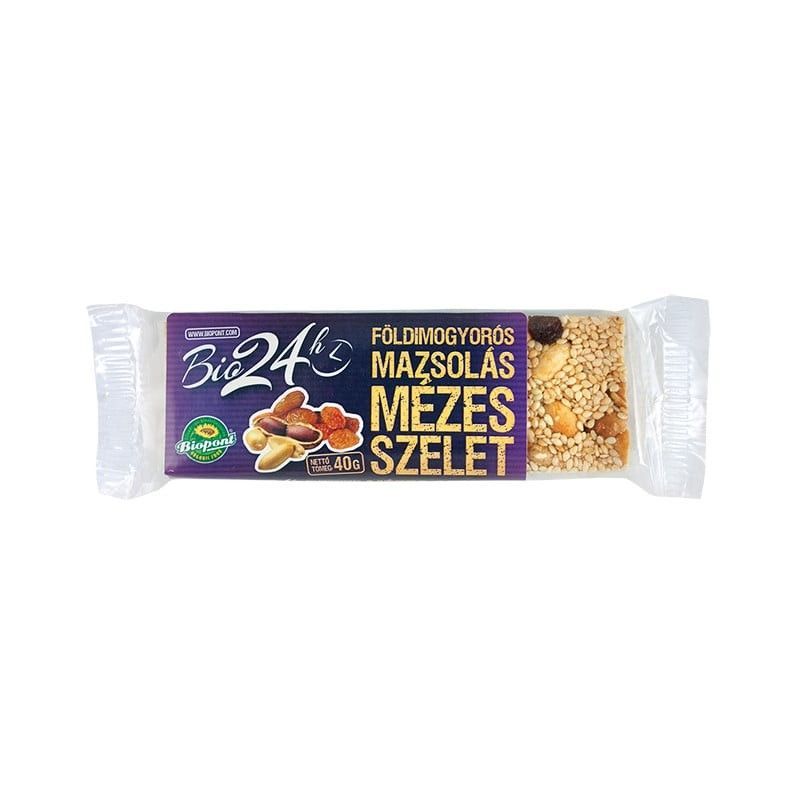 Baton Arahide Stafide in miere 40g Biopont
