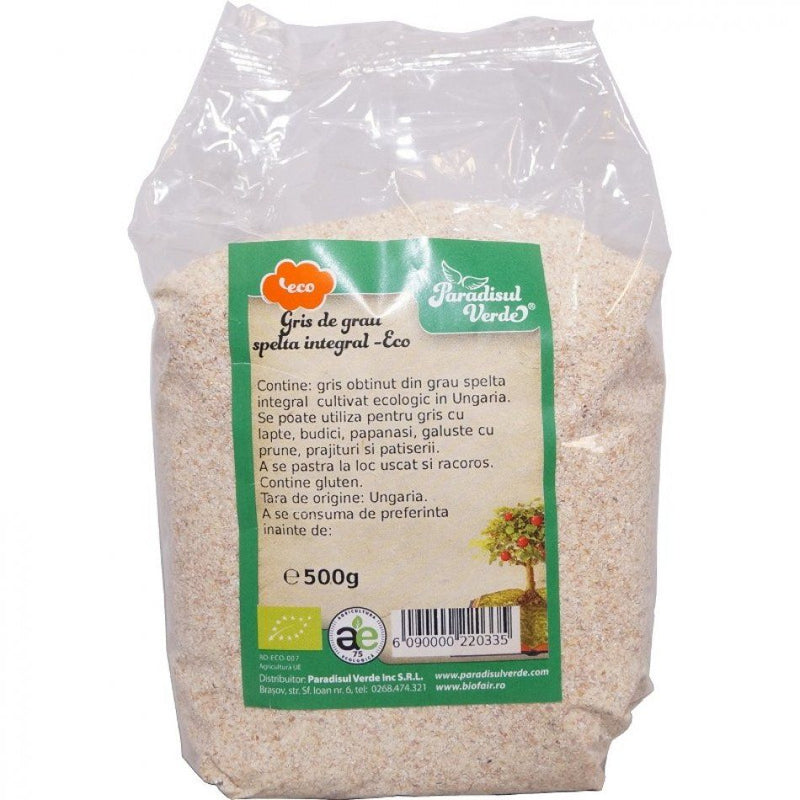 Gris De Grau Spelta Integral - Eco, 500g,  Paradisul Verde 2