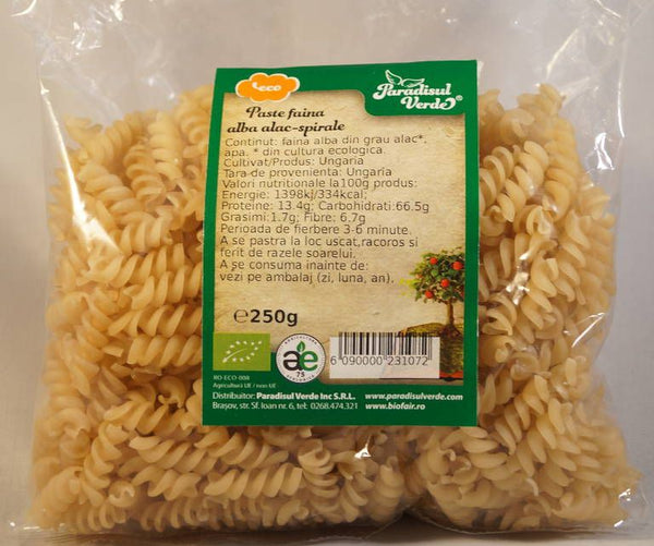  Paste Faina Alba Alac Spirale, Bio, 250g , Paradisul Verde