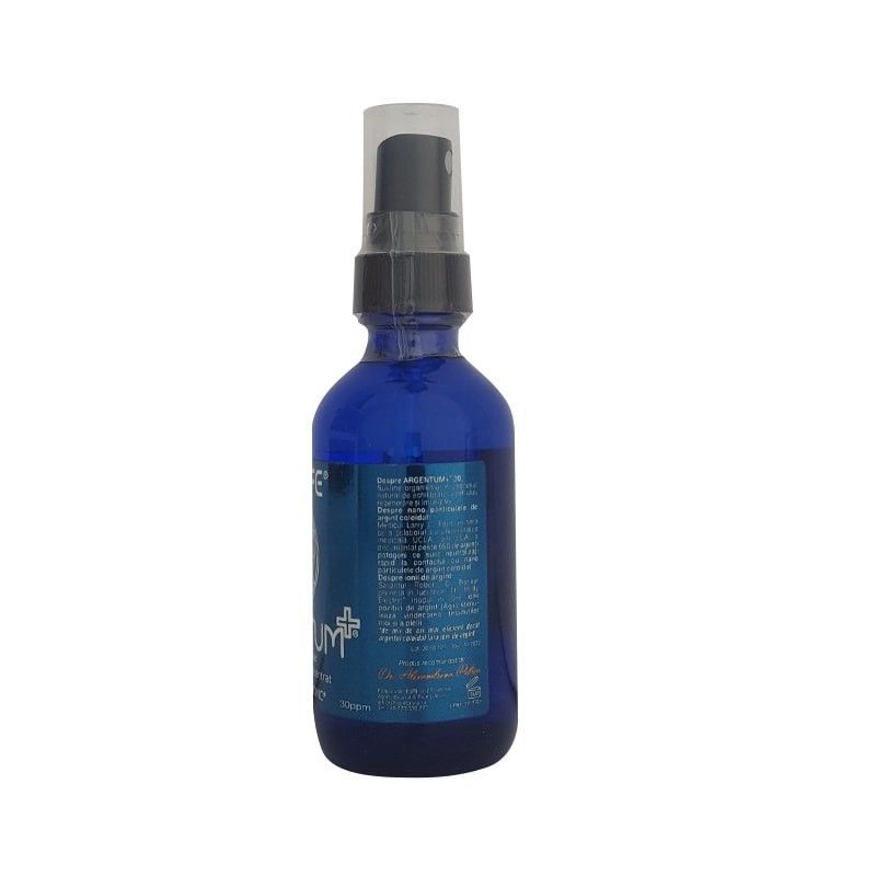 Argint coloidal ARGENTUM Concentrat cu pulverizator 35ppm 60ml Pure Life 2