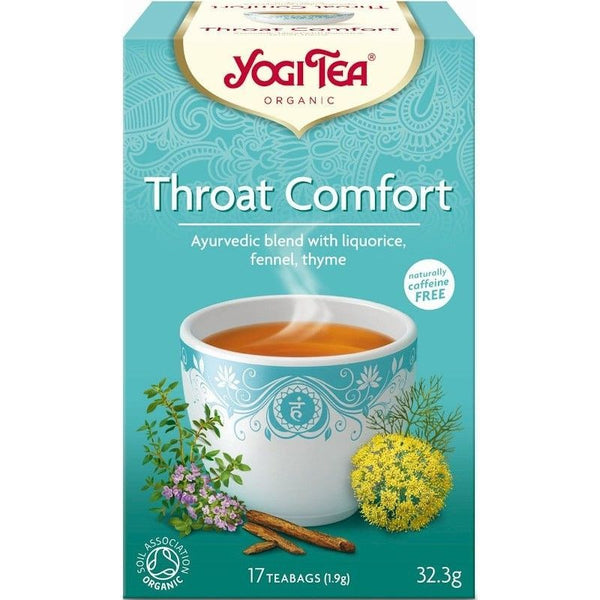  Ceai Throat Comfort - Comfortul Gatului, Bio, 17 plicuri, Yogi Tea