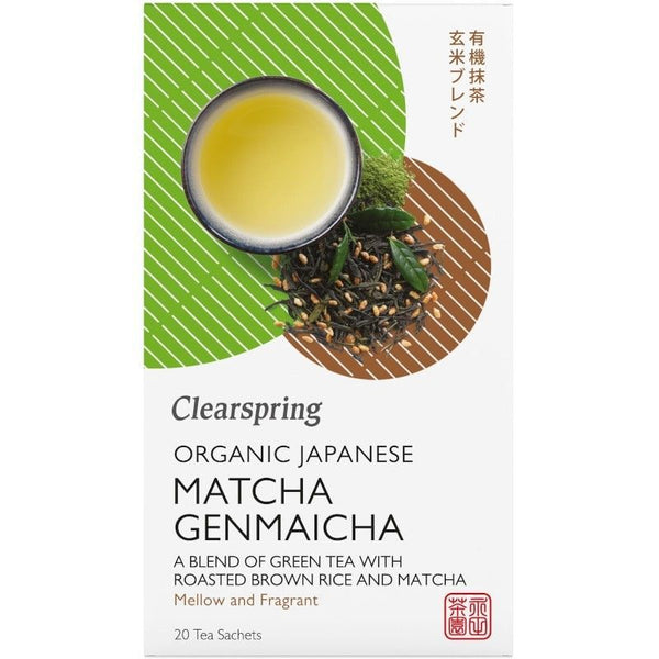  Ceai Matcha Genmaicha, Bio, 20dz, Clearspring