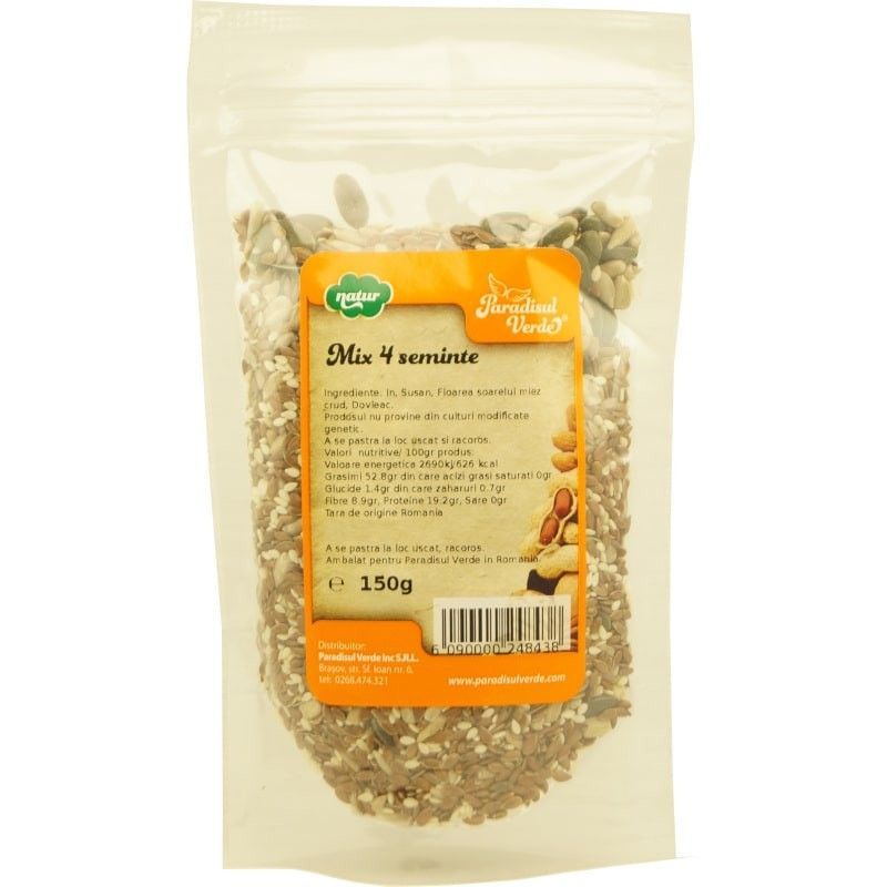 Mix 4 Seminte, 150g, Paradisul Verde 1