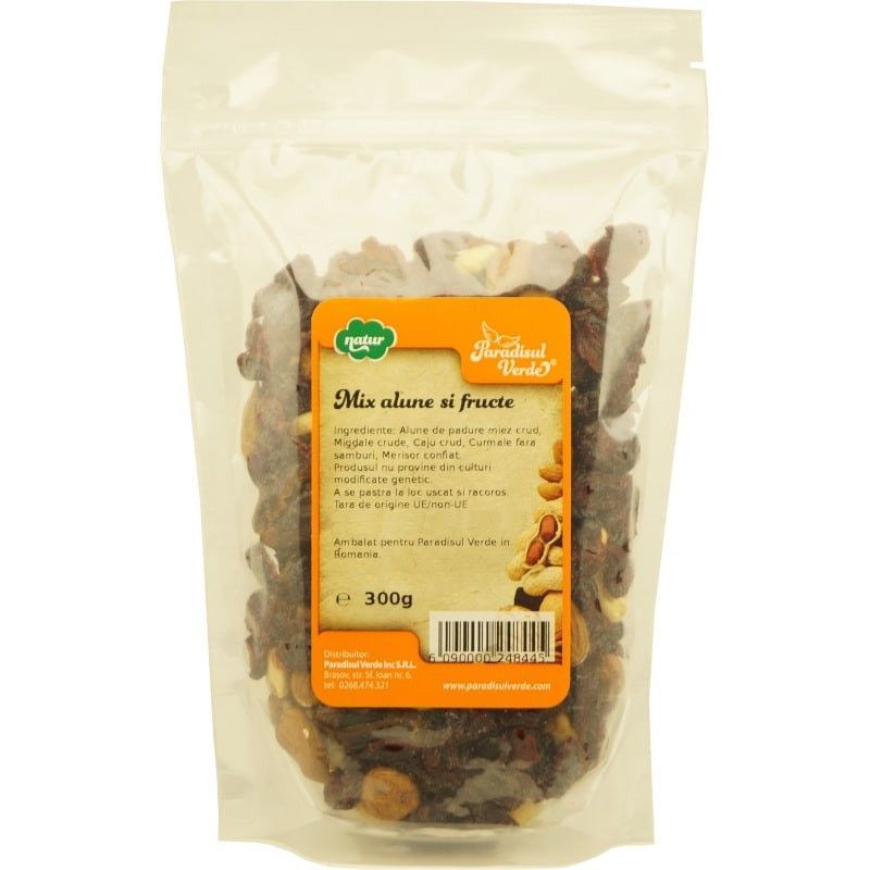 Mix Alune si Fructe, 300g ,Paradisul Verde