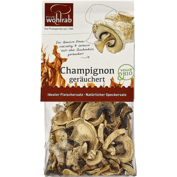  Ciuperci champignon deshidratate si afumate bio 20g Wohlrab