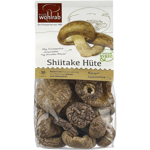  Ciuperci palarii de shiitake bio deshidratate